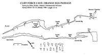 MSG J12 Cliff Force Cave - Orange Egg Passage